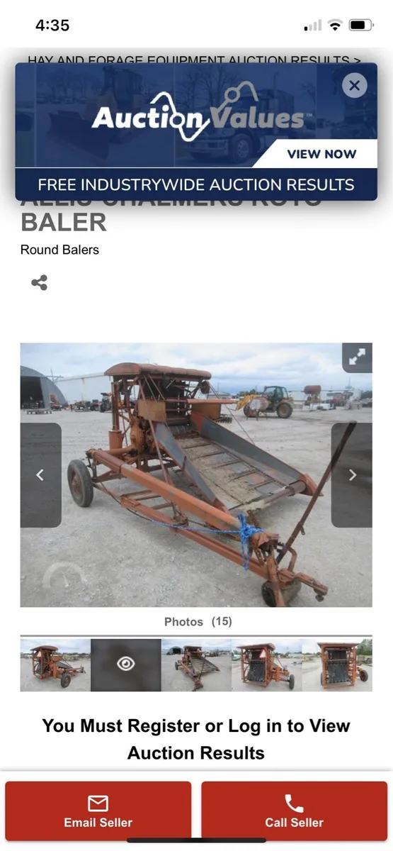 Wanted alllis chambers baler