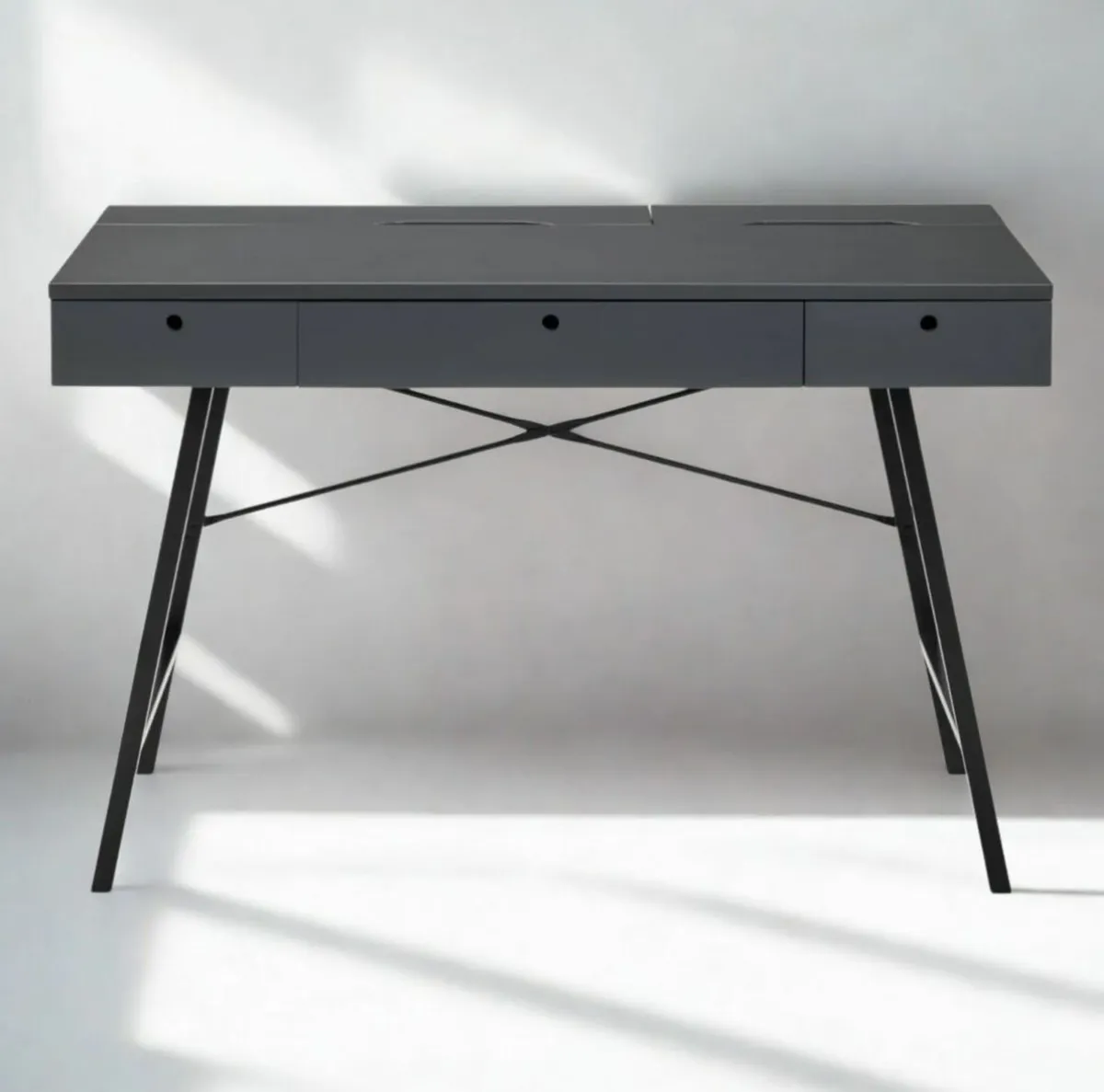Modern Grey Trianon Office Desk