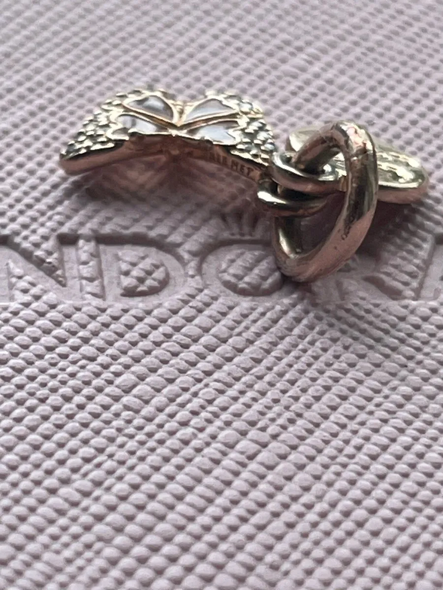 Pandora Pink Butterfly & double dangle charm - Image 3
