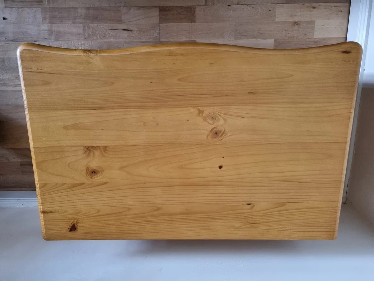 Pine blanket storage toy box chest - Image 4