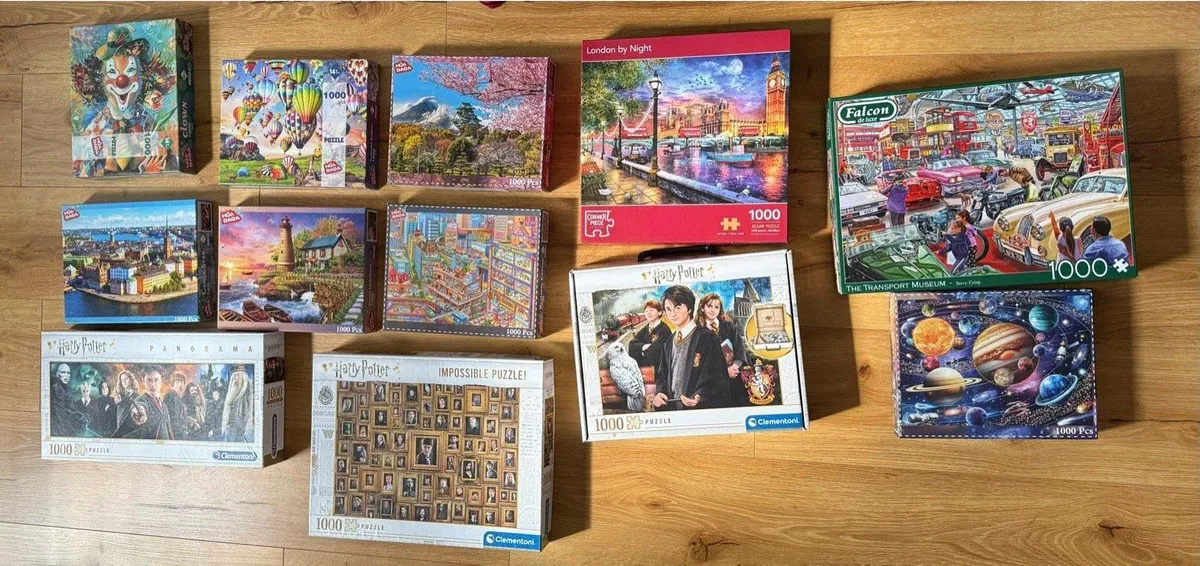 12 1000pc Jigsaws - Image 1