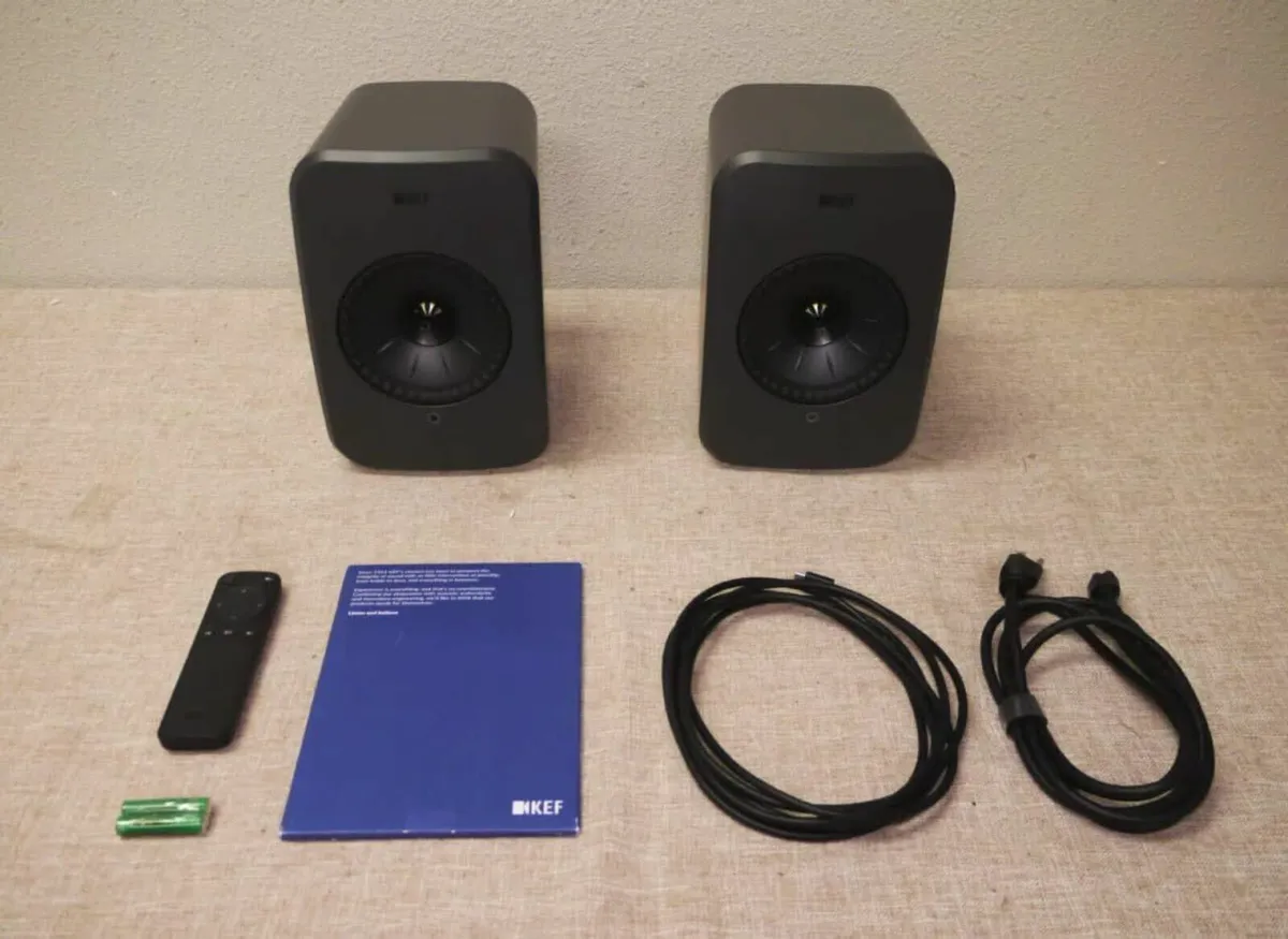 KEF LSX II LT Wireless HiFi Speakers - Pair - Image 1