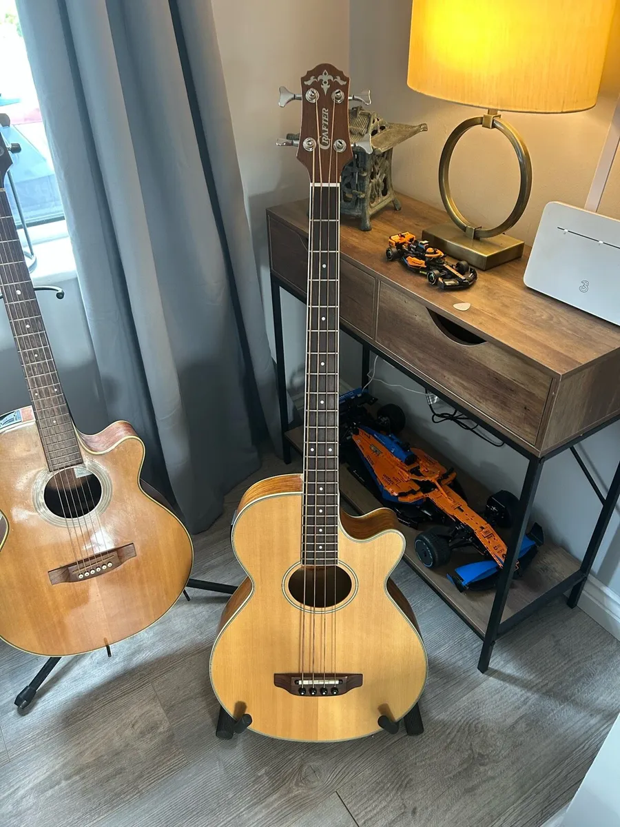 Crafter BA400EQ Acoustic Bass.