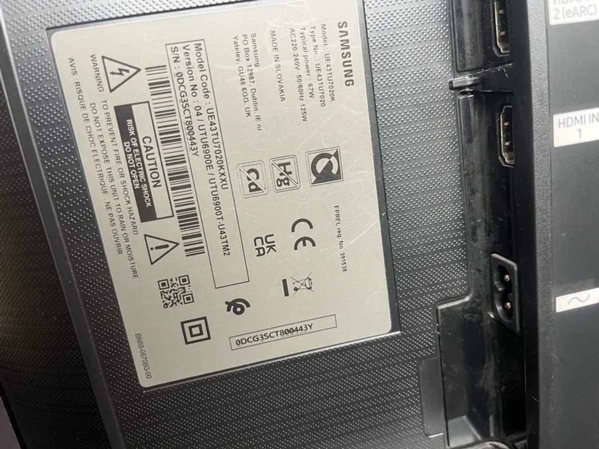 43" Samsung Smart TV - Image 2