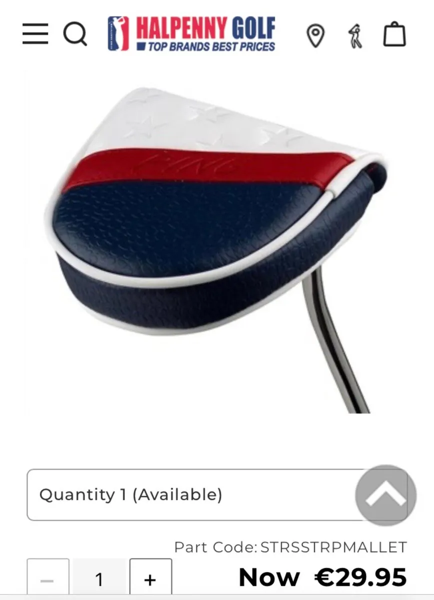 Ping Mallet Putter cover ( Brand New ) - Image 3