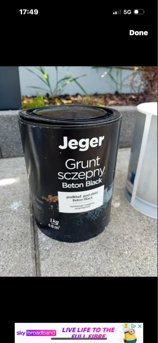 Black concrete