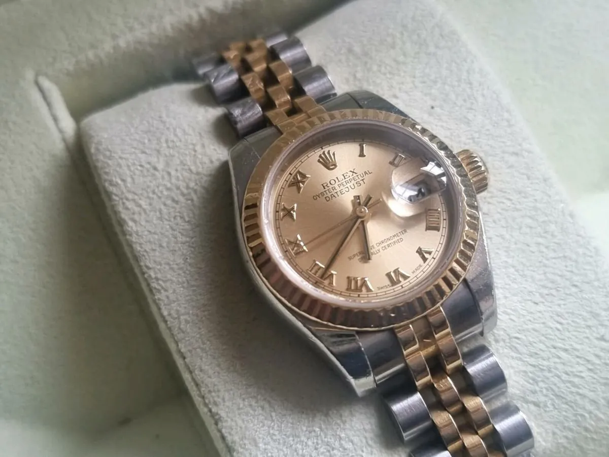 Rolex date just ladies watch - Image 1