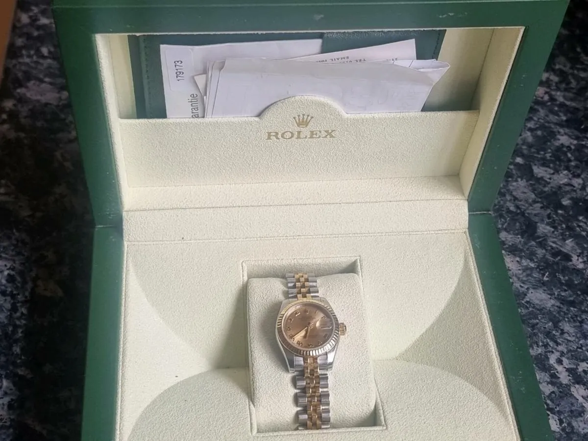 Rolex date just ladies watch - Image 2