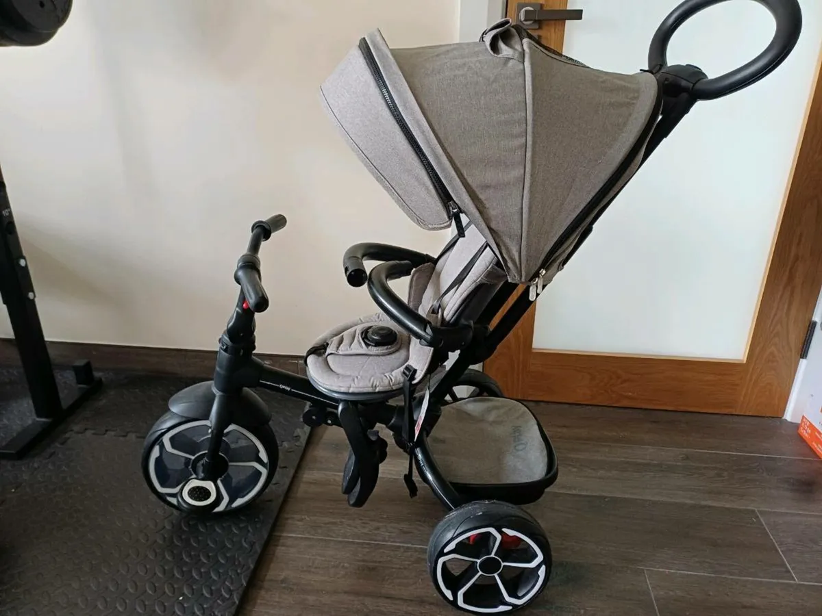 QPlay Prime 6-in-1 Trike Grey - Image 2