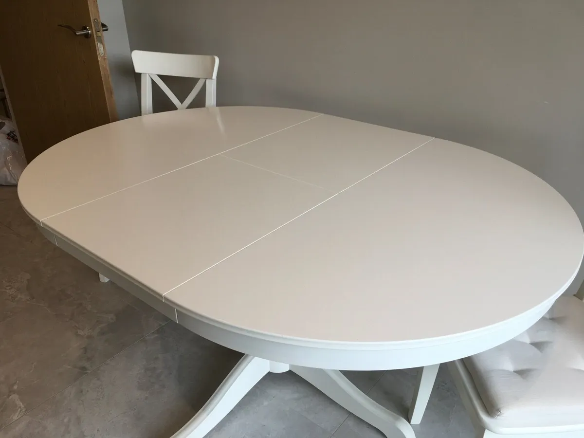 IKEA Extendable Dining Table and Chairs - Image 4