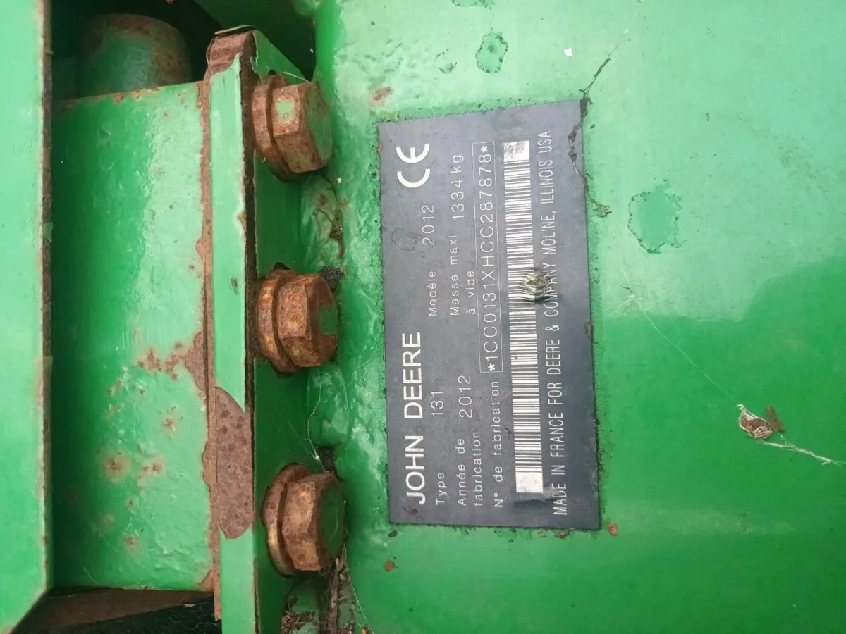 John deere 131 10ft mower parts or repair - Image 3