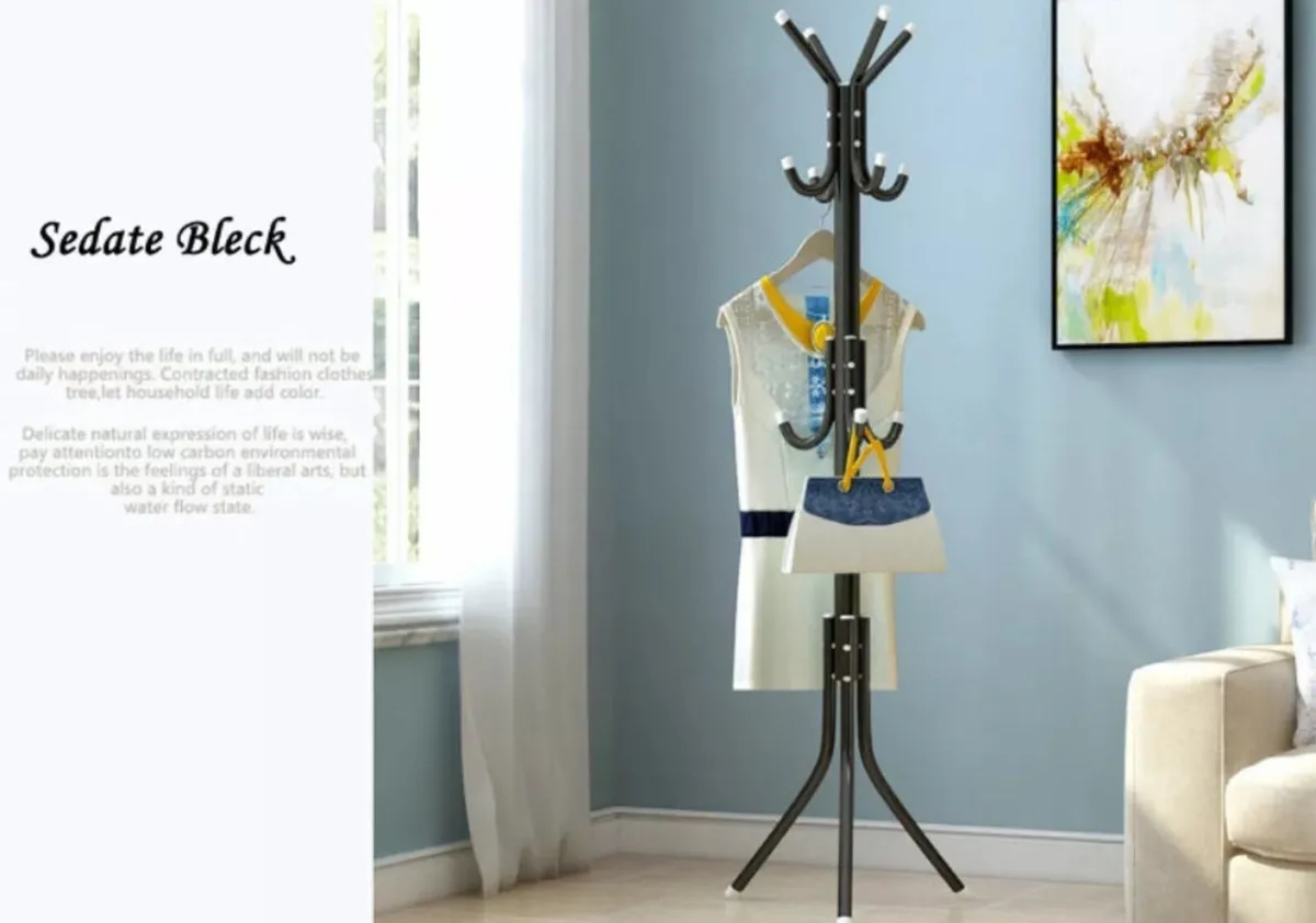 Metal Coat Umbrella Stand Garment Rack - Image 1