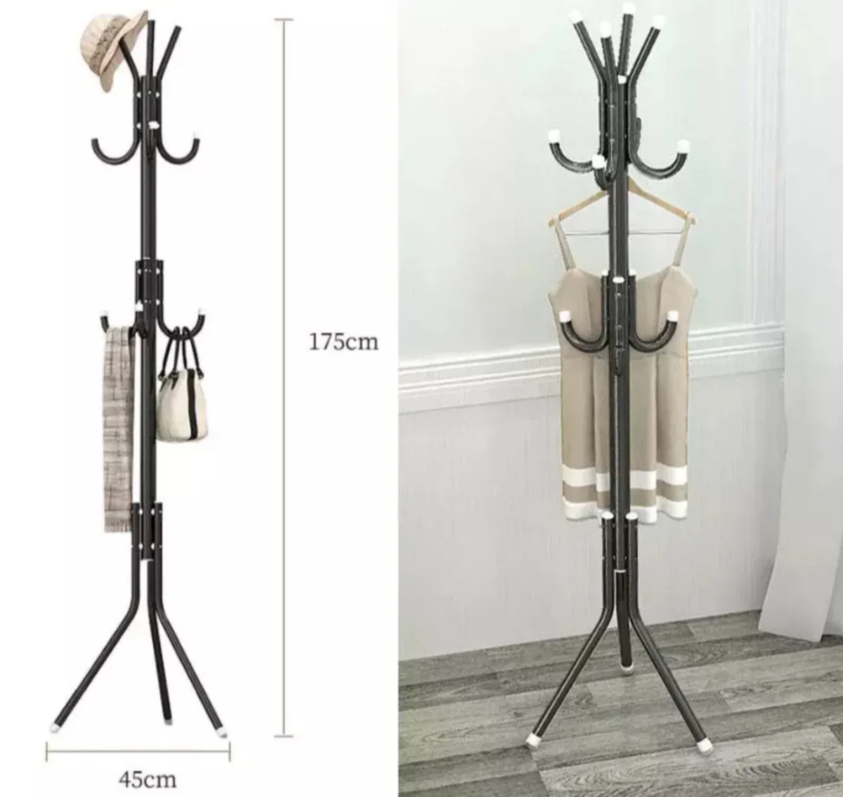 Metal Coat Umbrella Stand Garment Rack - Image 3