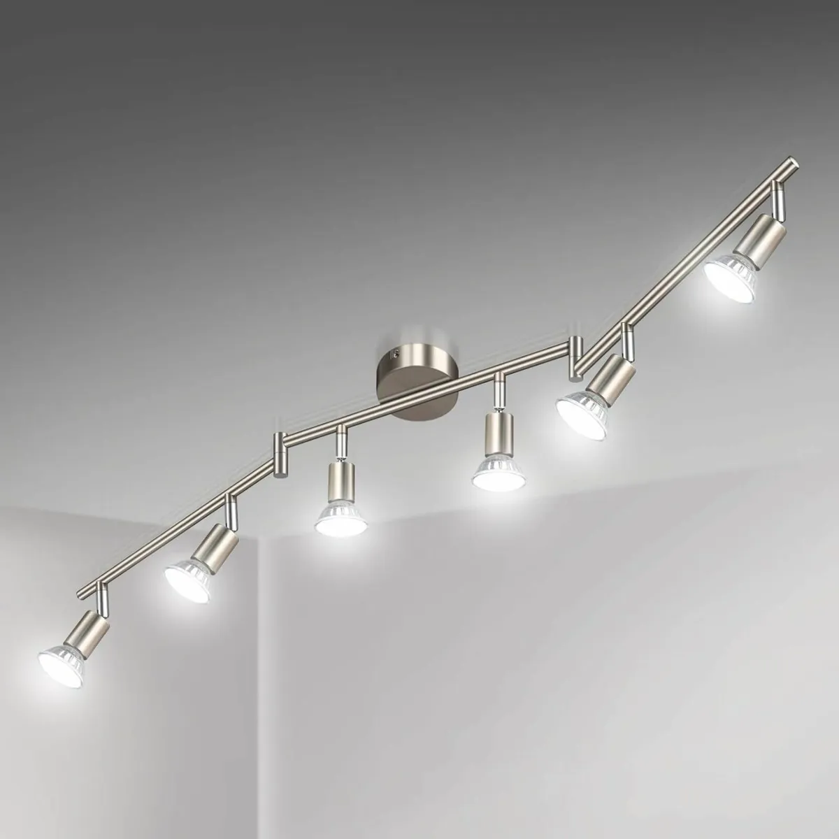 LED Ceiling Light Rotatable, 6 Way LED 6x4W Bulbs - Image 1