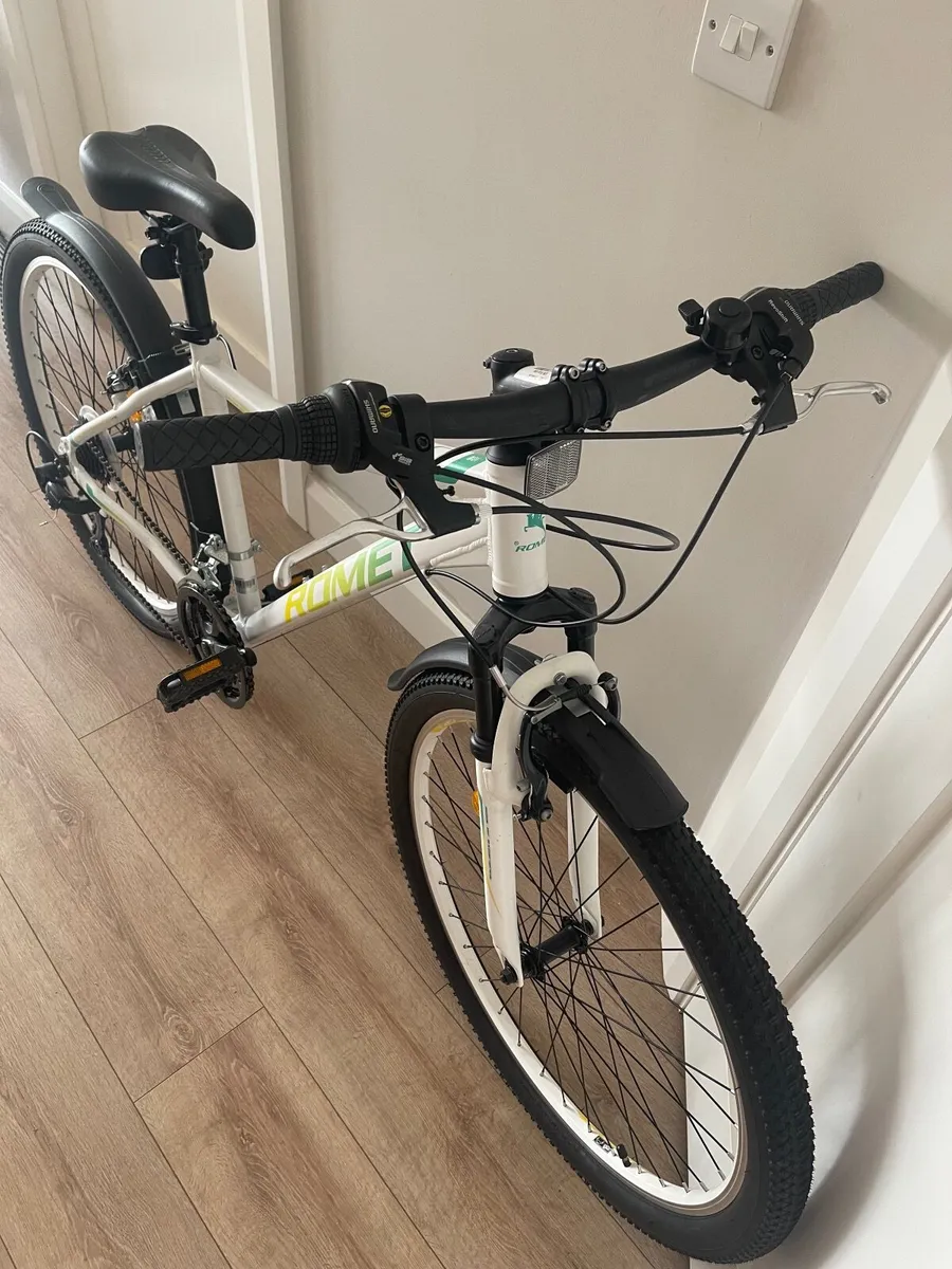 SALE:Bicycle Romet Jolene 6.0 26" 2021 white-green - Image 4