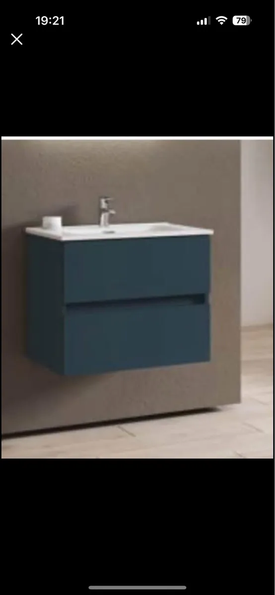 brand new (unboxed) wall hung vanity unit - Image 2