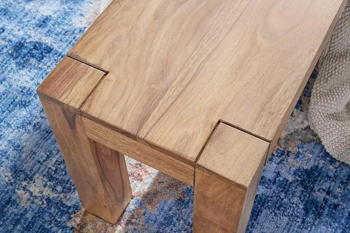 Dining Room Bench Solid Wood Sheesham Wood 160CM - Image 4