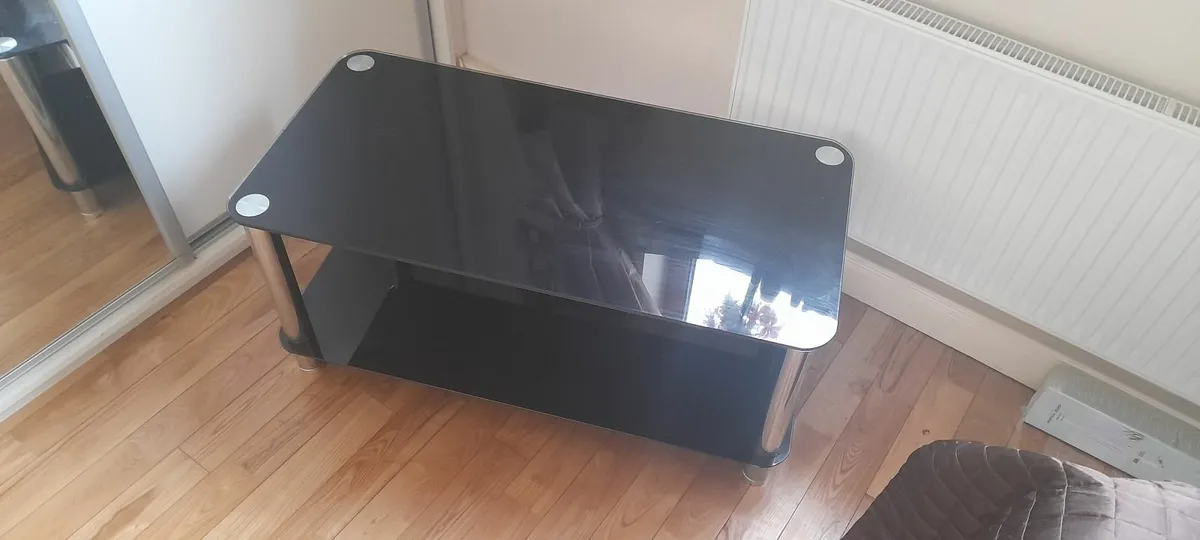Glass coffee table - Image 1