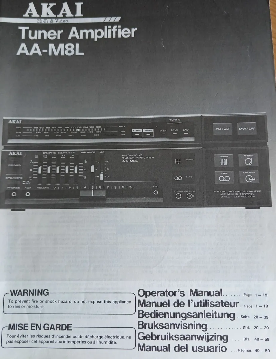 Akai sterio system vintage - Image 4