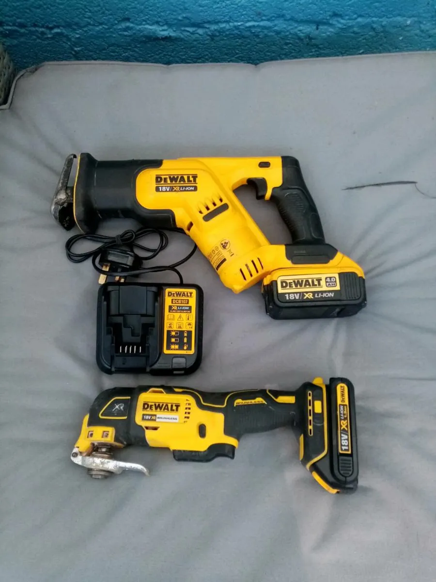 Dewalt Brushless Multi Tool and Recipricator Saw - Image 1