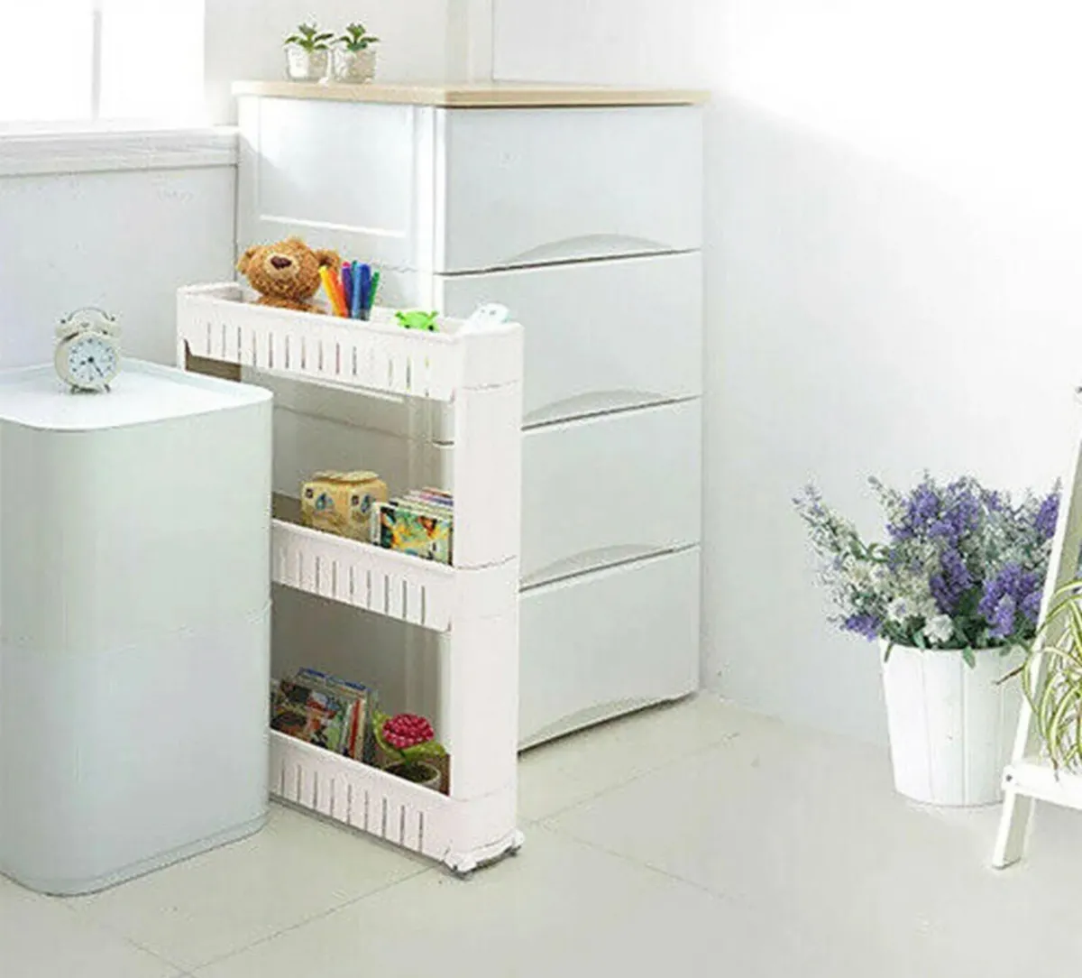 Slide Out Kitchen Trolley Rack 3/5 Tier NEW - Image 3
