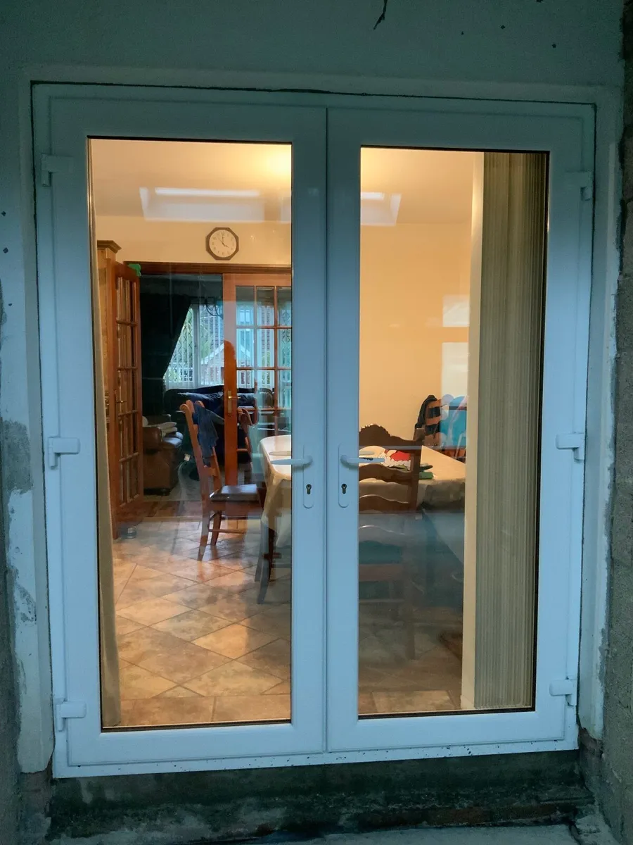 Patio Doors White PVC - Image 2
