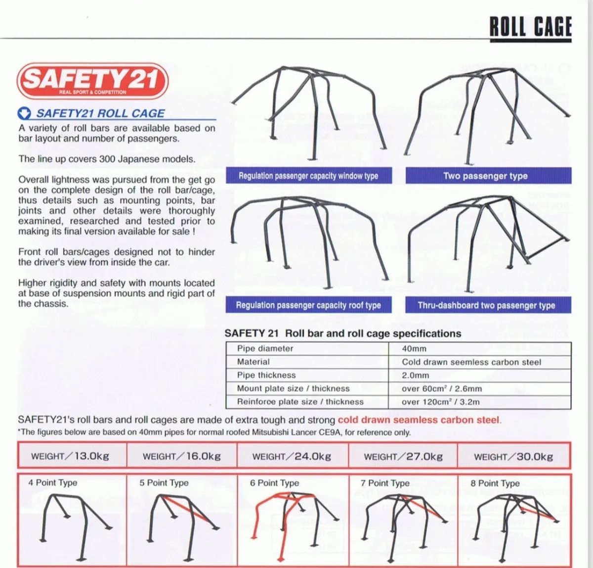 CUSCO SAFETY 21 ROLL CAGE - Image 2