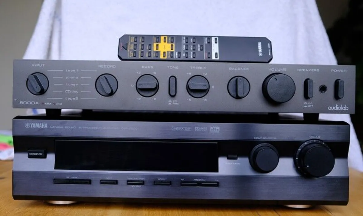 Audiolab 8000A and Yamaha DSP-E800 5.1 AV - Image 1