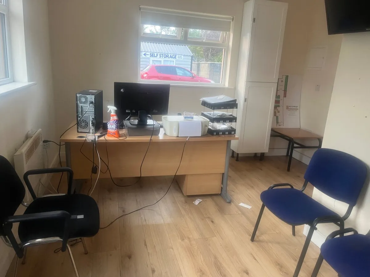 Fully fitted office and large separate storage - Image 1