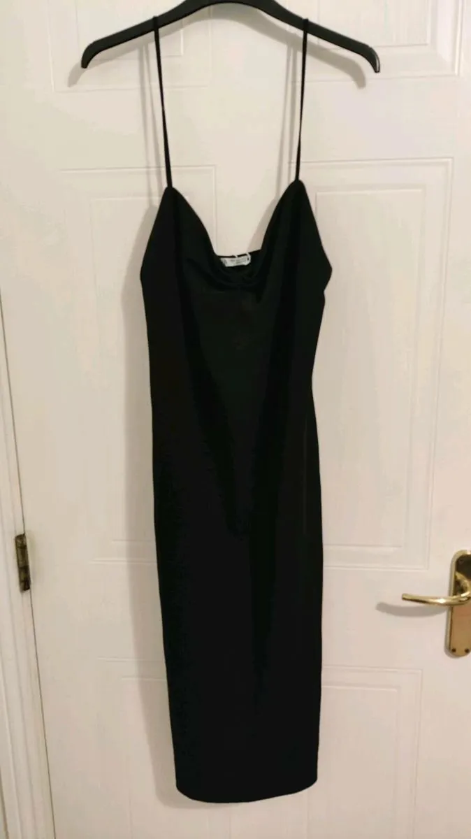 ZARA Black Slip Dress - Size M - Image 1