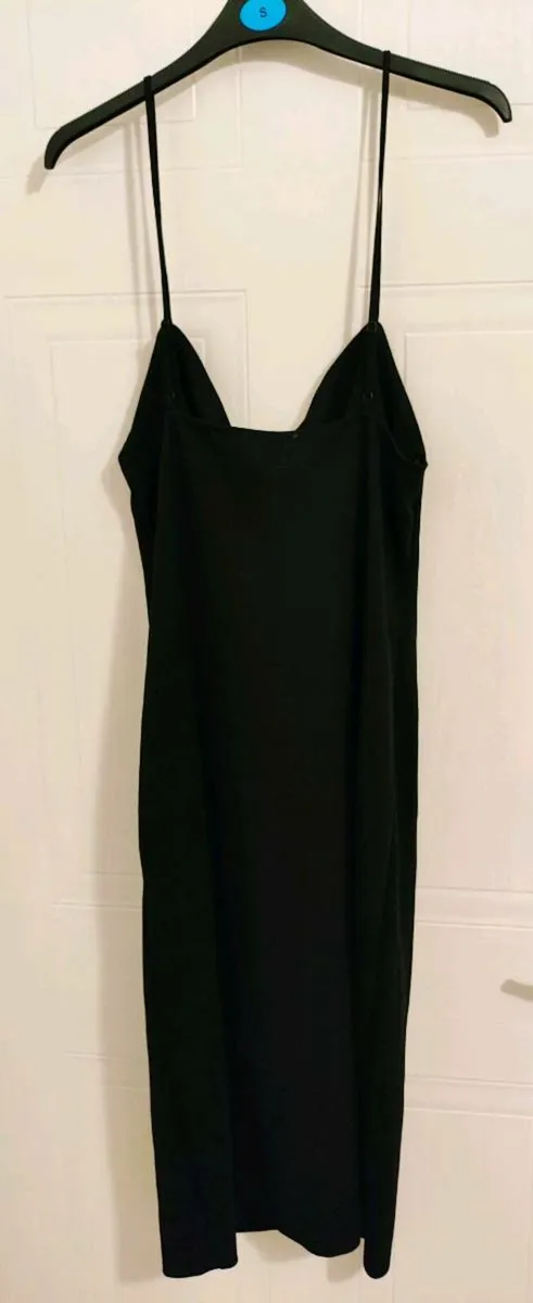 ZARA Black Slip Dress - Size M - Image 3