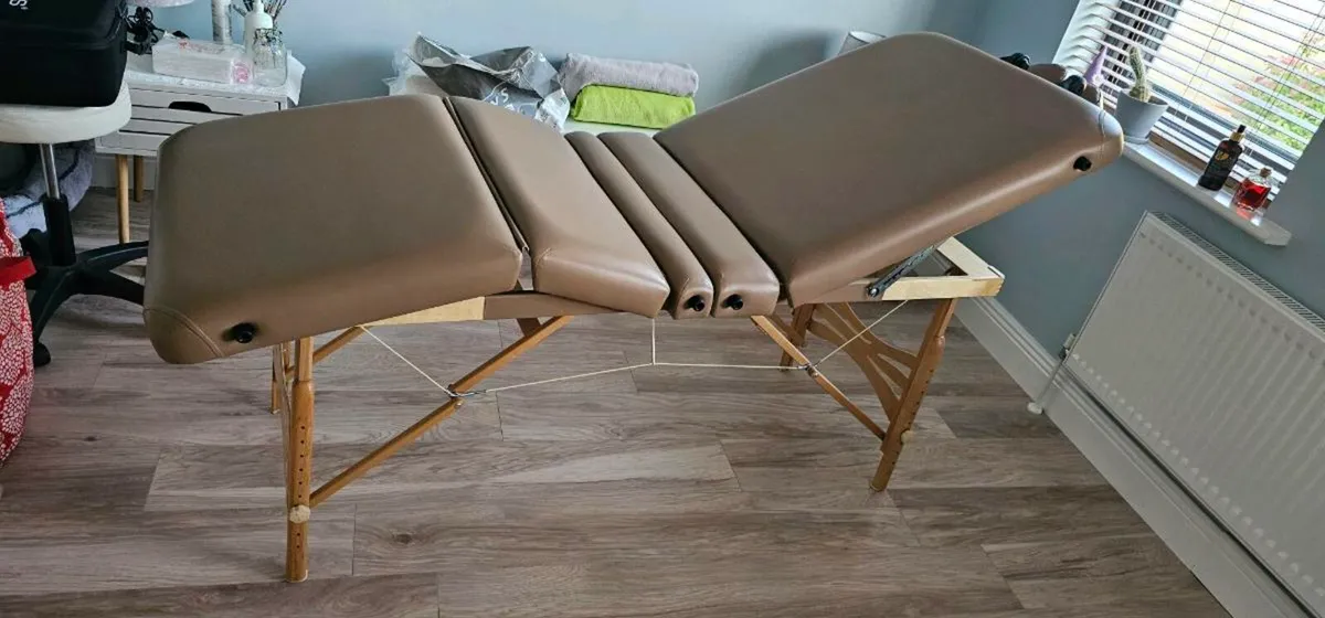 Wooden Massage beauty bed table - Image 1