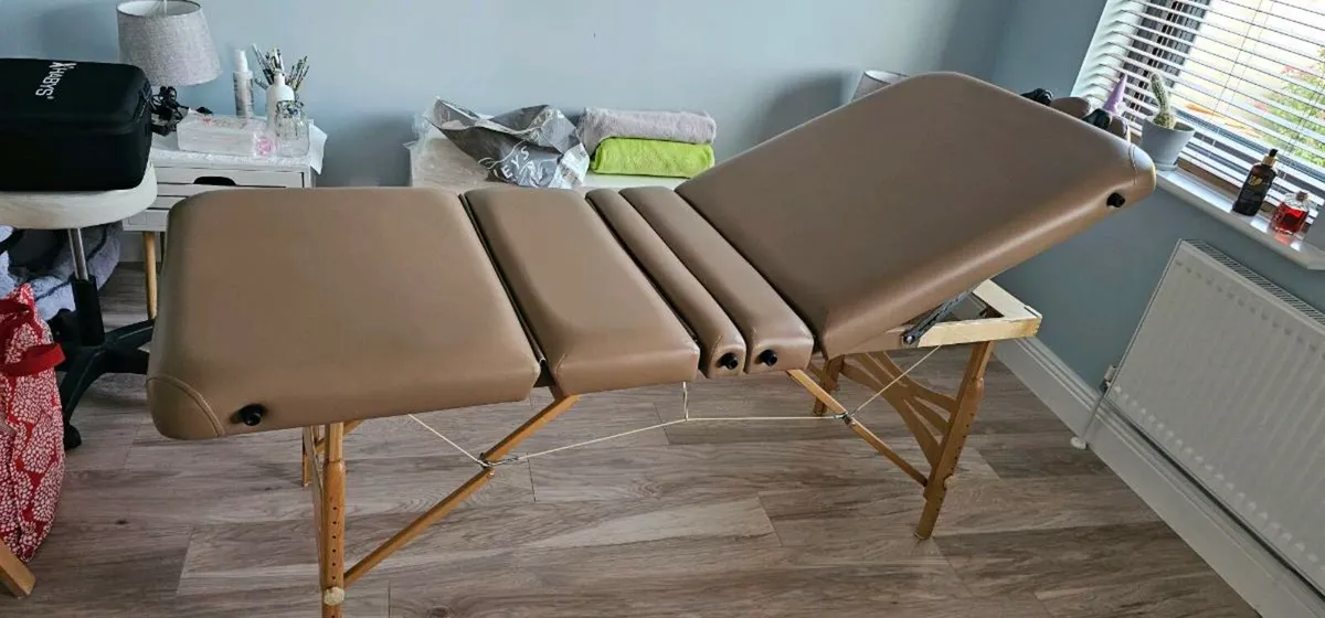 Wooden Massage beauty bed table - Image 2