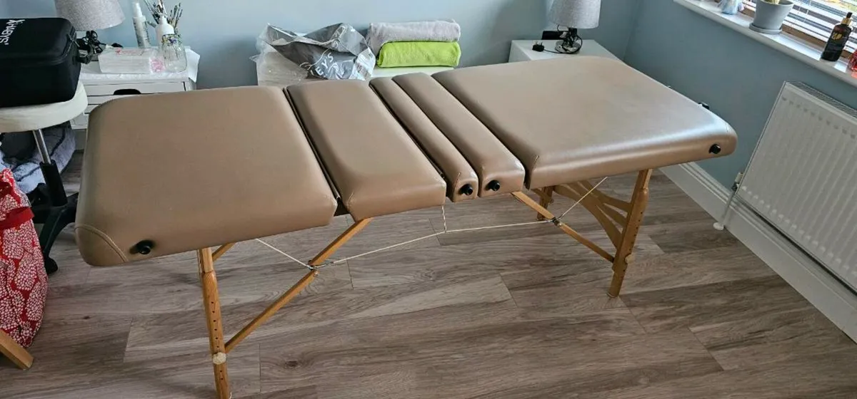 Wooden Massage beauty bed table - Image 4