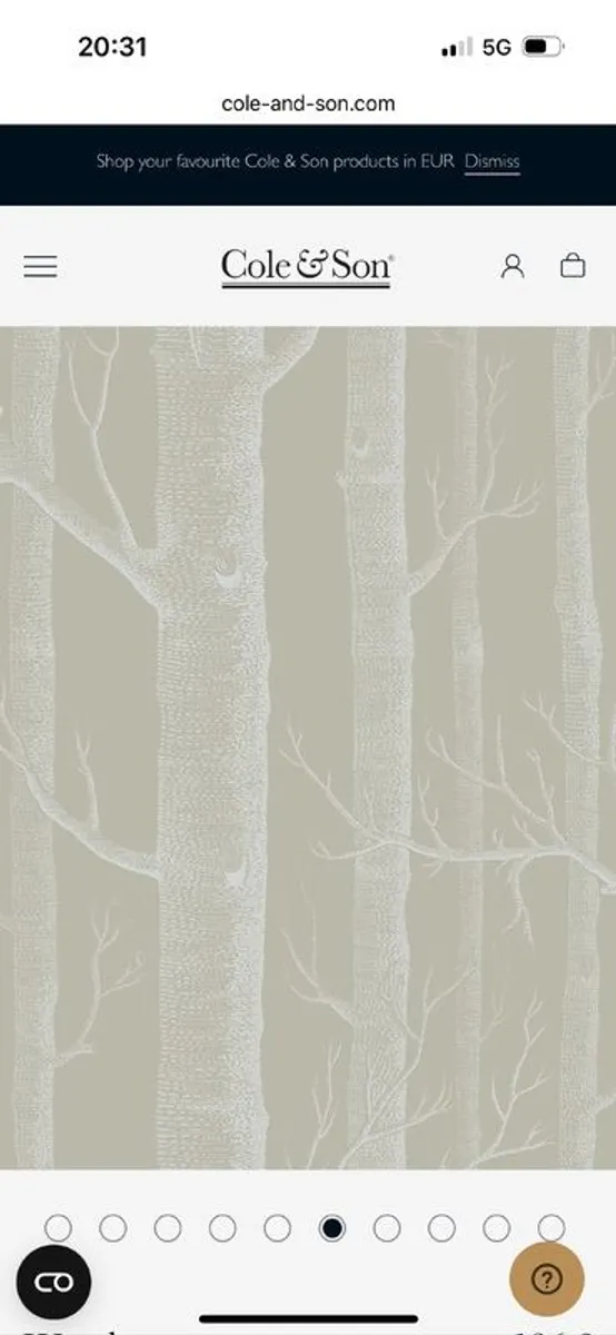 Cole & Son Wallpaper Woods print - Image 2
