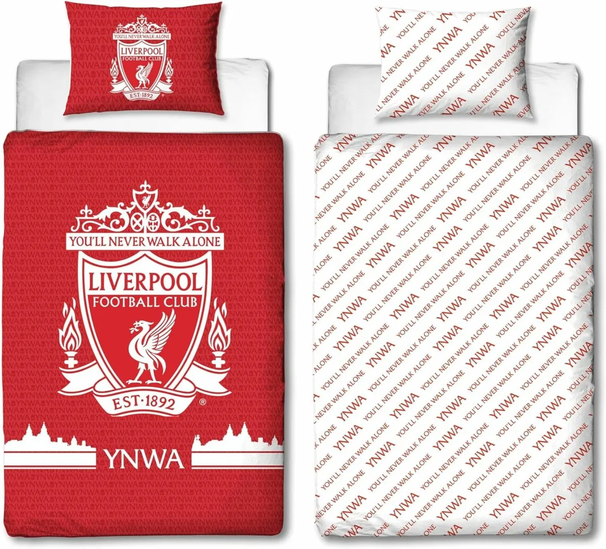 Liverpool FC World Official Single Duvet Cover Set - Image 1