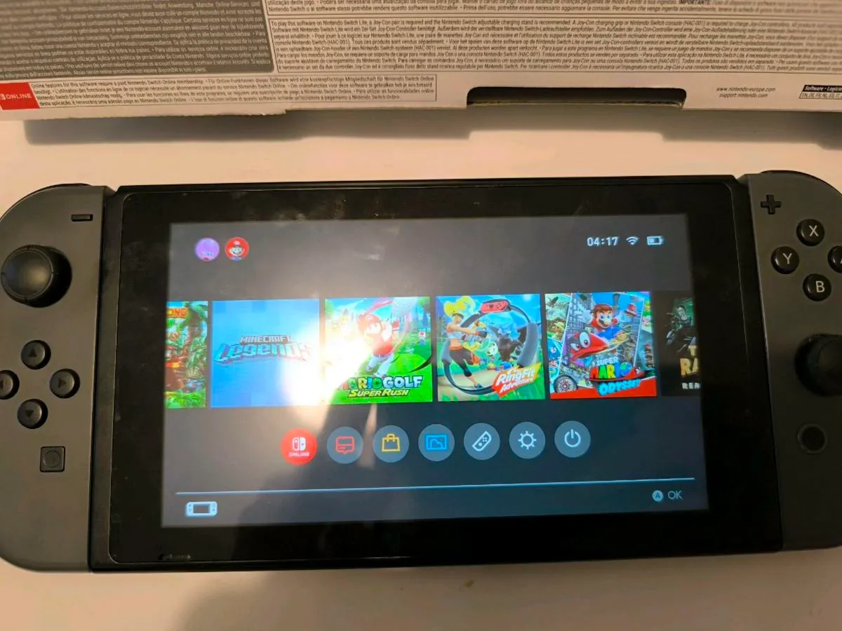 NinNintendo switch and ring fit with 1000 gig memo - Image 1
