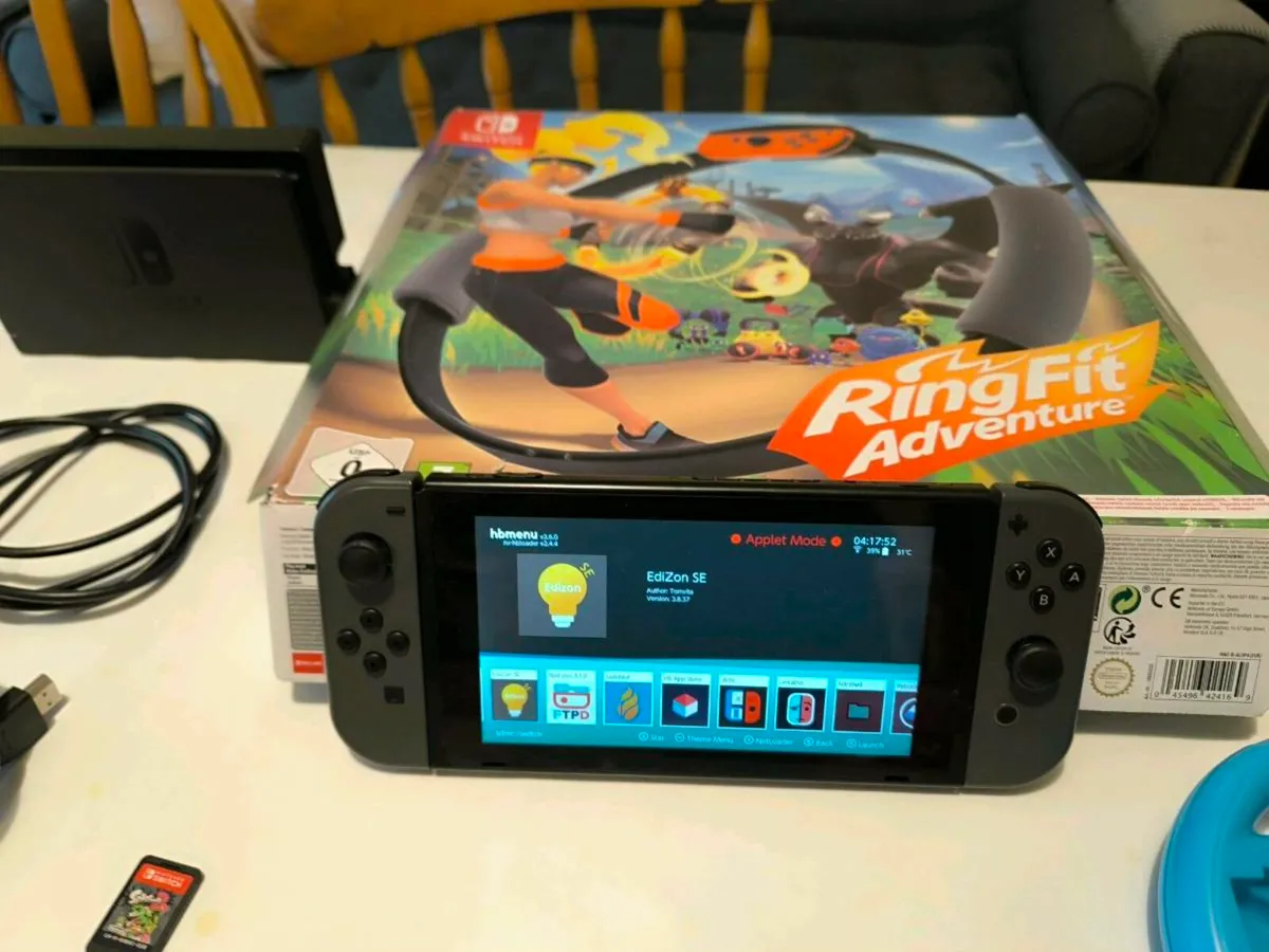 NinNintendo switch and ring fit with 1000 gig memo - Image 4