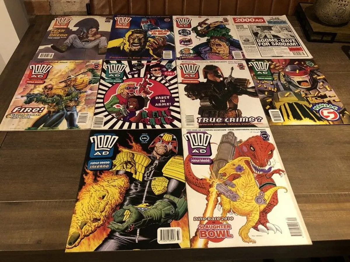 Massive 2000 AD Comic Collection - over 330 comics from late 80's and early 90's - Image 3