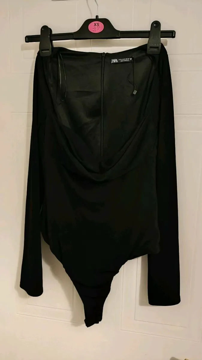 ZARA WOMAN TRF Black Bodysuit – Size M - Image 1