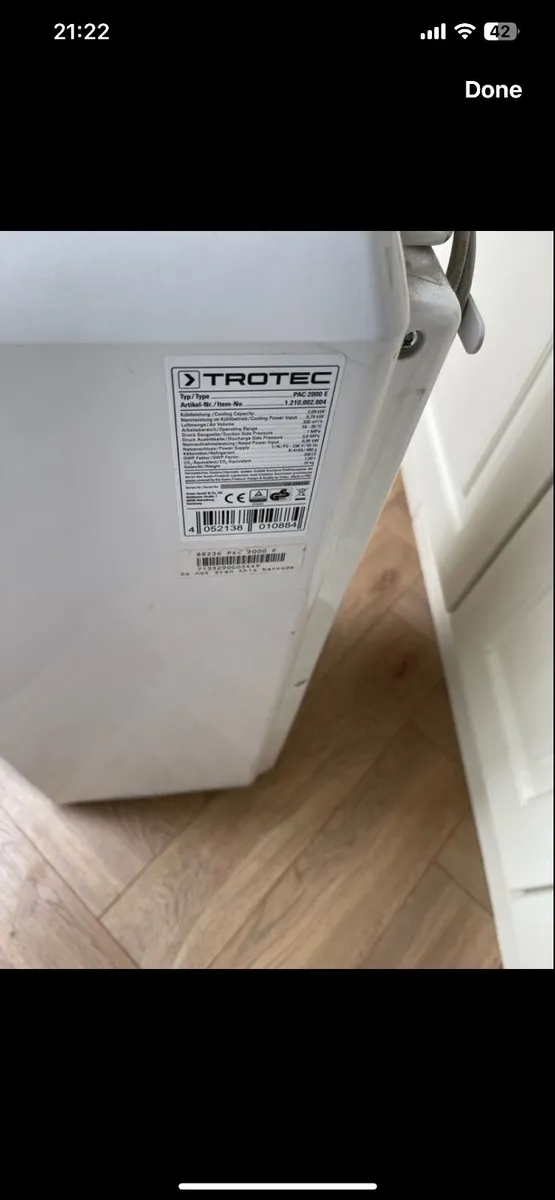 Portable Air conditioning and Dehumidifier unit - Image 2
