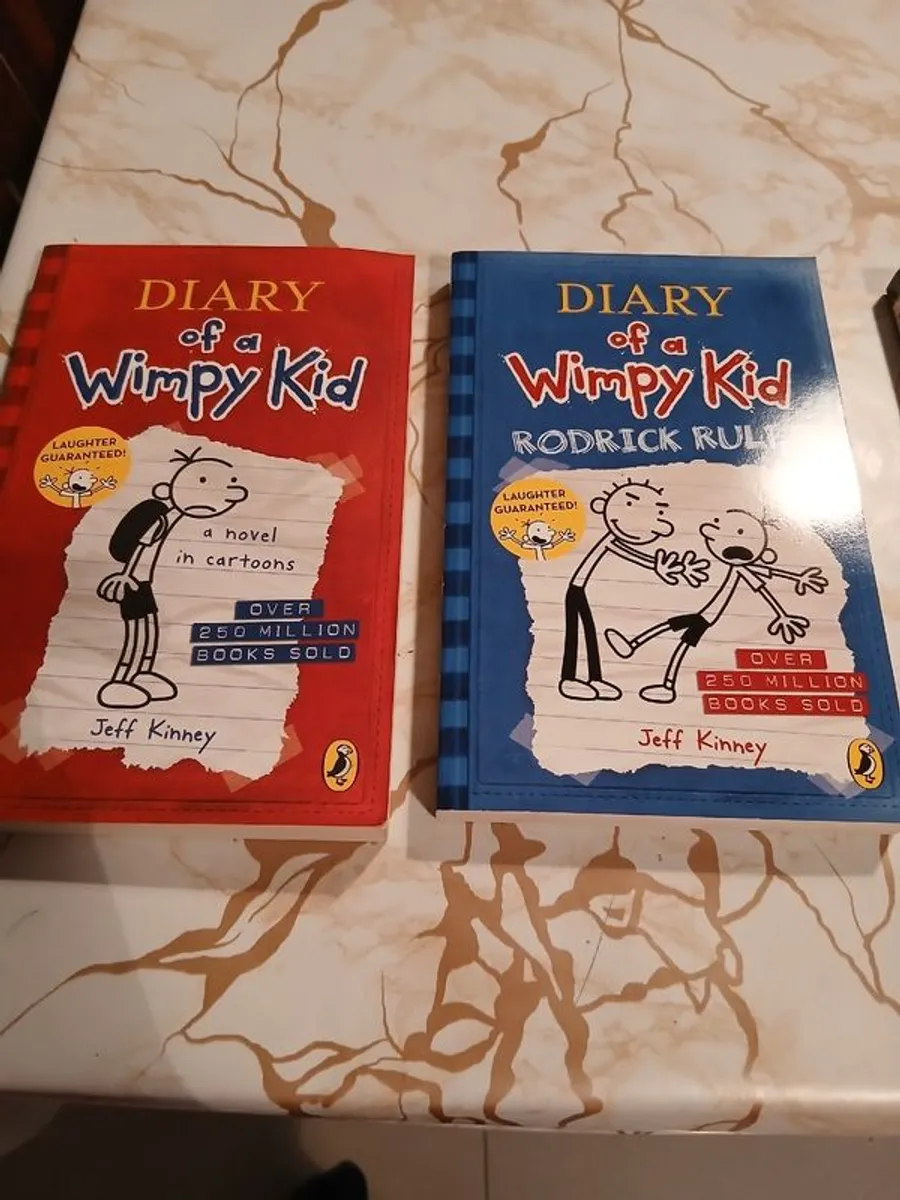 Diary of a wimpy kid 5 books bundle - Image 1