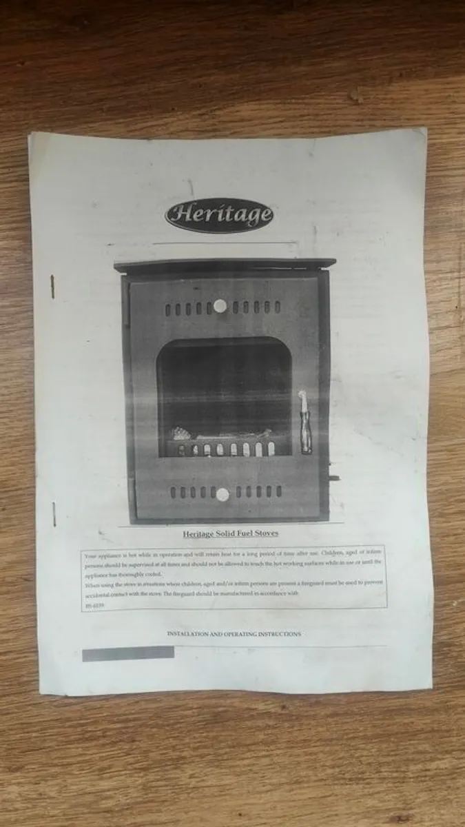 solid fuel insert with back boiler - Image 1