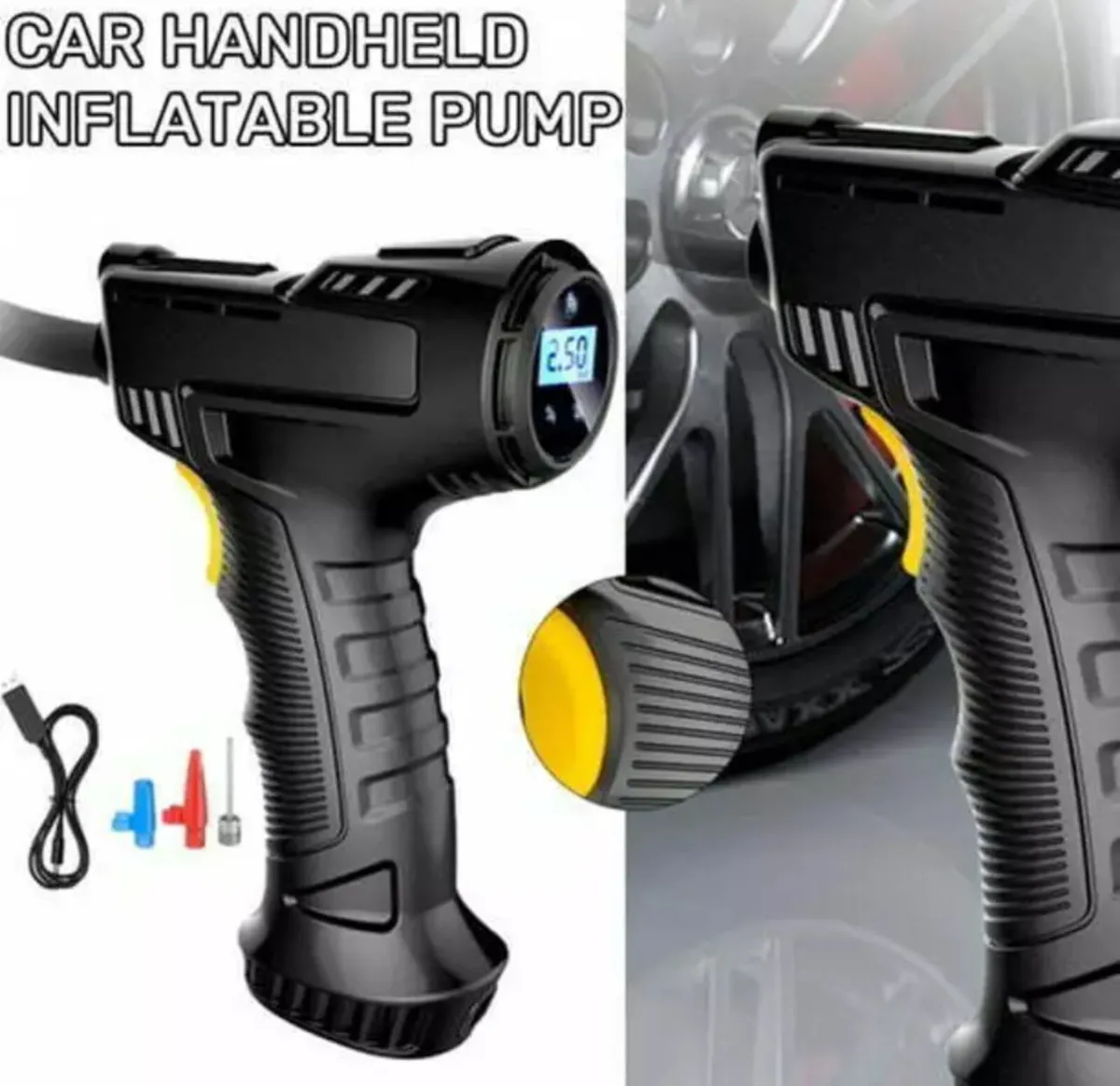 150psi Air Compressor Car Bike Tyre Inflator NEW - Image 2