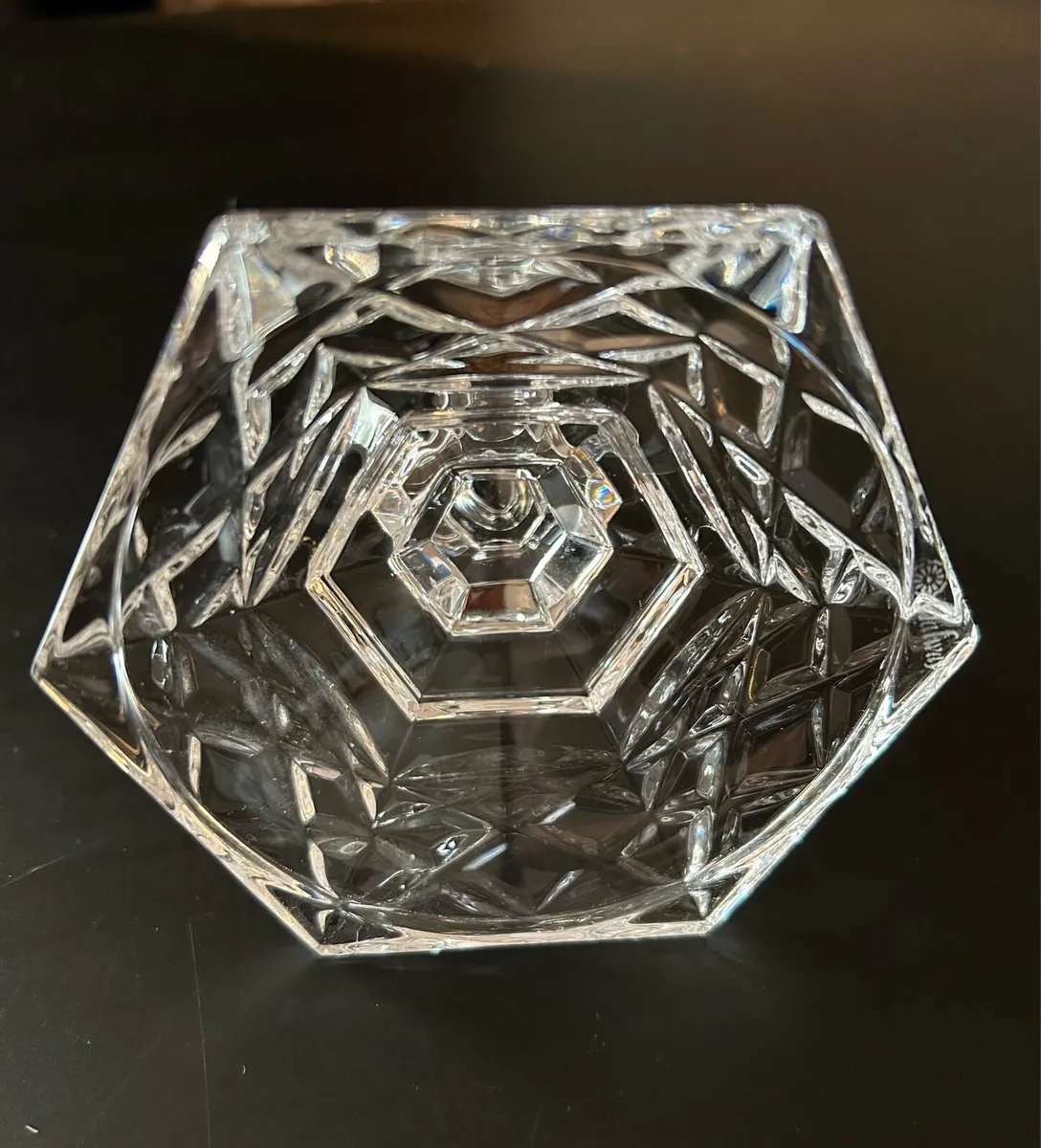 Vintage Galway Crystal candlestick - Image 3