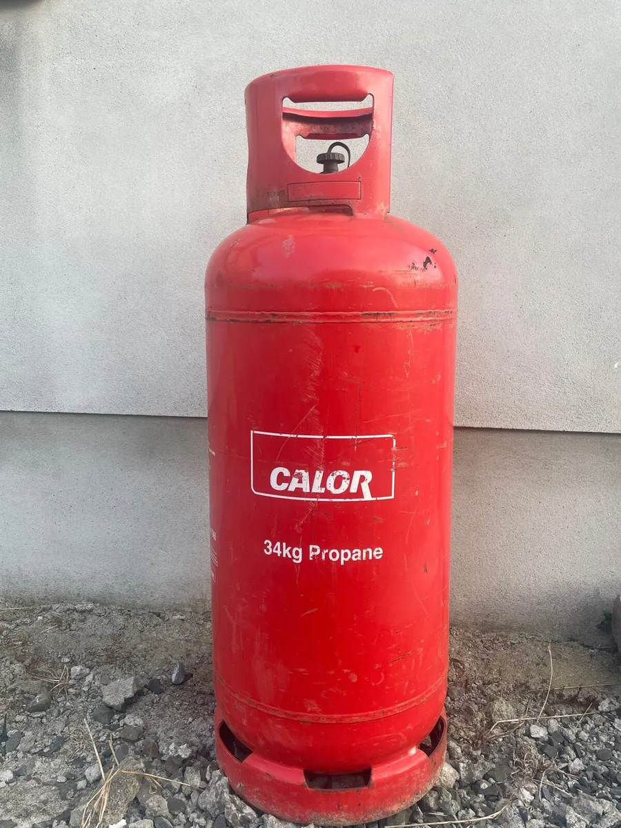 34kg Gas Cylinder & Regulator - Image 1