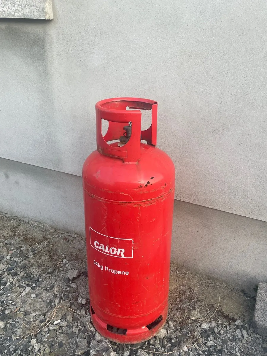 34kg Gas Cylinder & Regulator - Image 2
