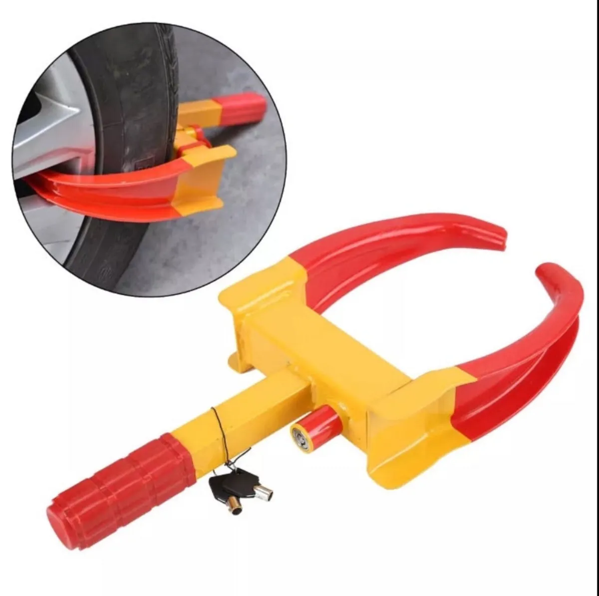 New Security Wheel Clamp 2 Key Anti-Theft Lock - Image 1