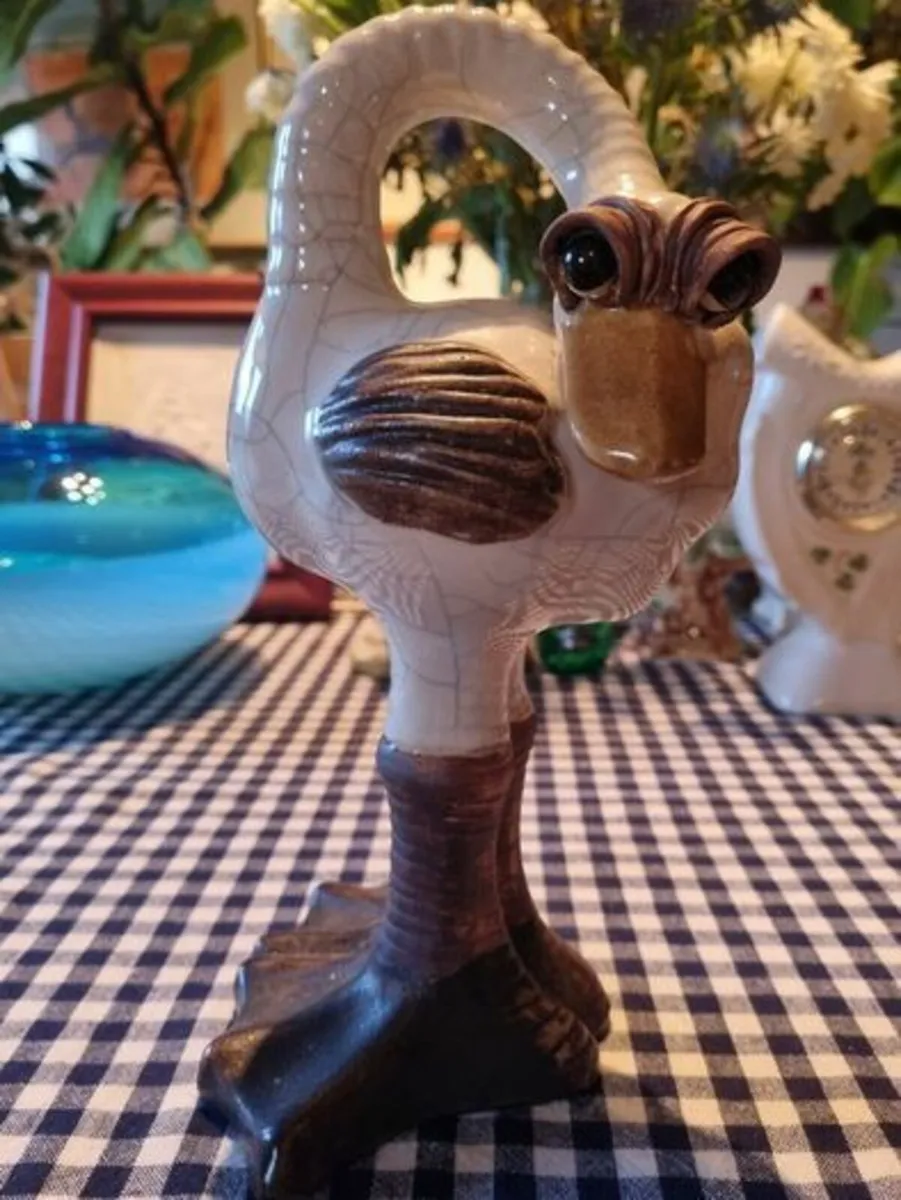 Funny Pottery Figure of a Duck - Image 1