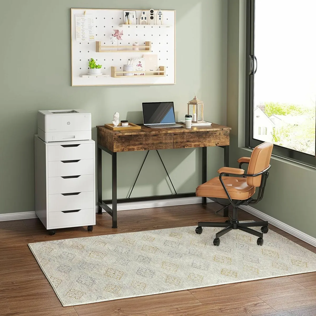 Computer Desk Drawers Dressing Table Vanity Desk - Image 4
